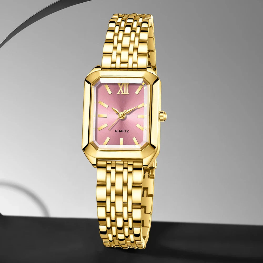 1PCS Fashion Women's Watch Luxury Trendy Versatile Quartz Watch Suitable for Daily Clothing Matching or As a Gift