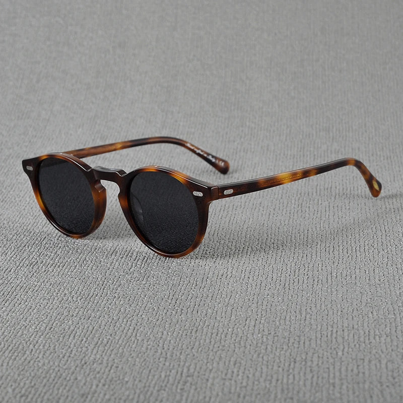 Sunglasses Men Retro Acetate Frame Sunglass Women Outdoor Driving