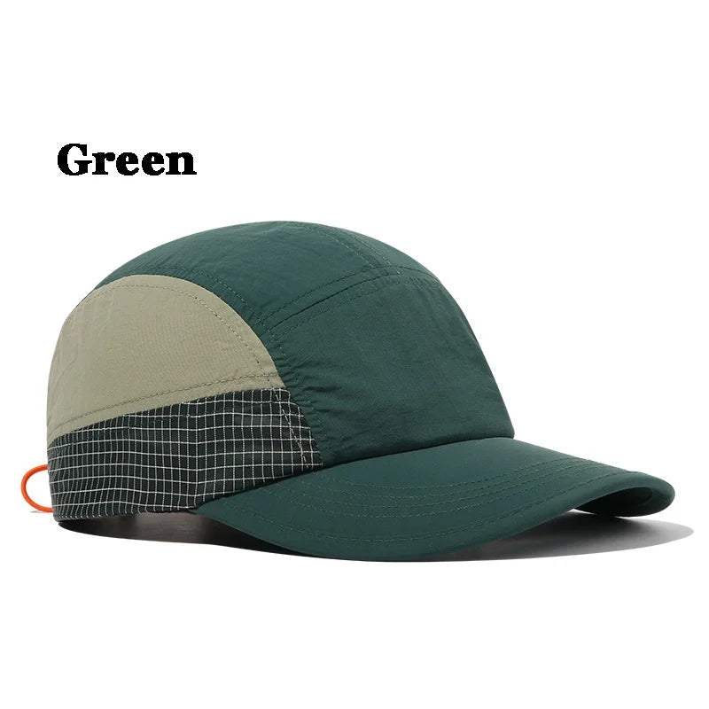 Fashion Adjustable Hat 5 Panel Cap Quick Dry Cap Snapback Hats Unisex Baseball Caps Sun Hats
