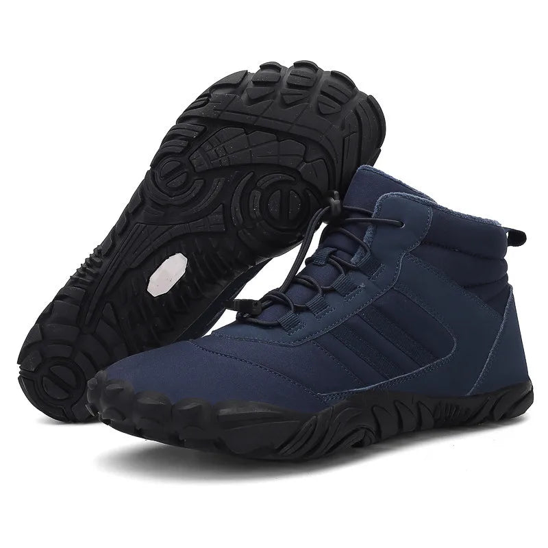 Brand New Winter Boots for Men Women Snow BareFoot Outdoor Non-slip Warm Fur Casual Sneakers Plus Size Ankle Boots Hiking Shoes