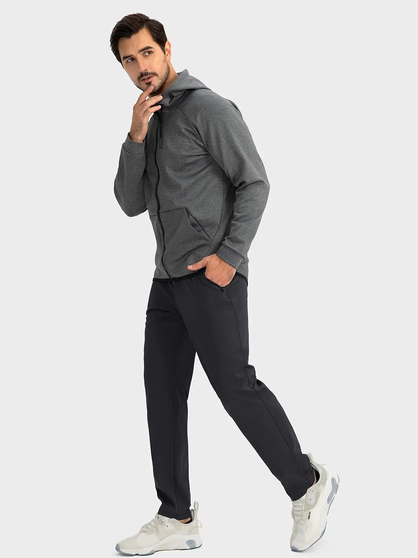 Men's Lightweight Quick Dry Sport Pants with Elastic Waist Outdoor Gym Workout Running Jogger Athletic Sweatpants Quality