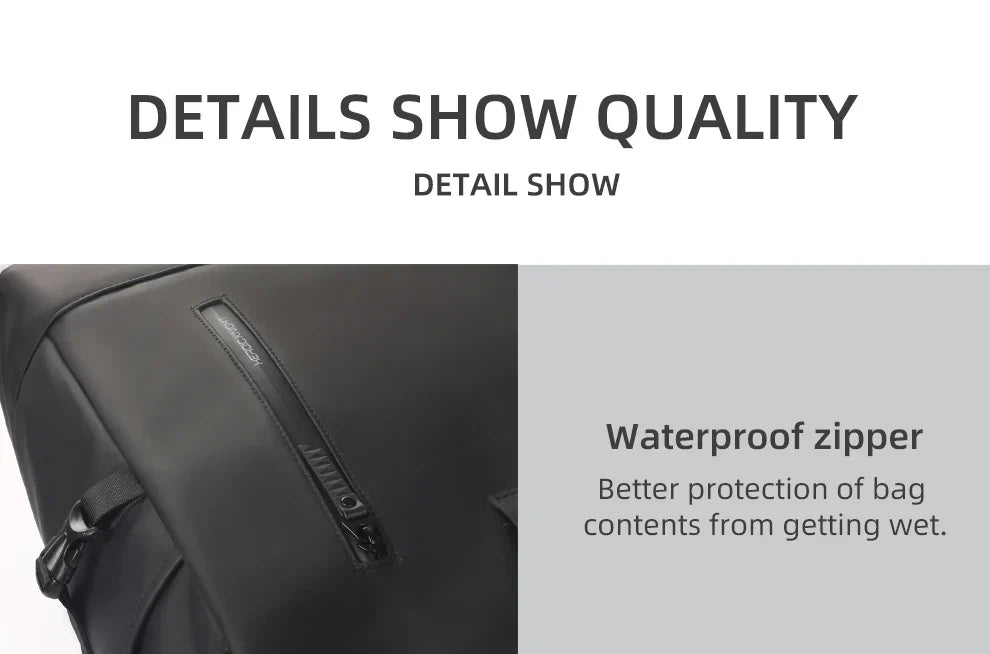 Expandable Travel Backpack Men Large Capacity Waterproof 15.6” Laptop Bag Hiking Rucksack Cycling Daypack Bag with USB Port