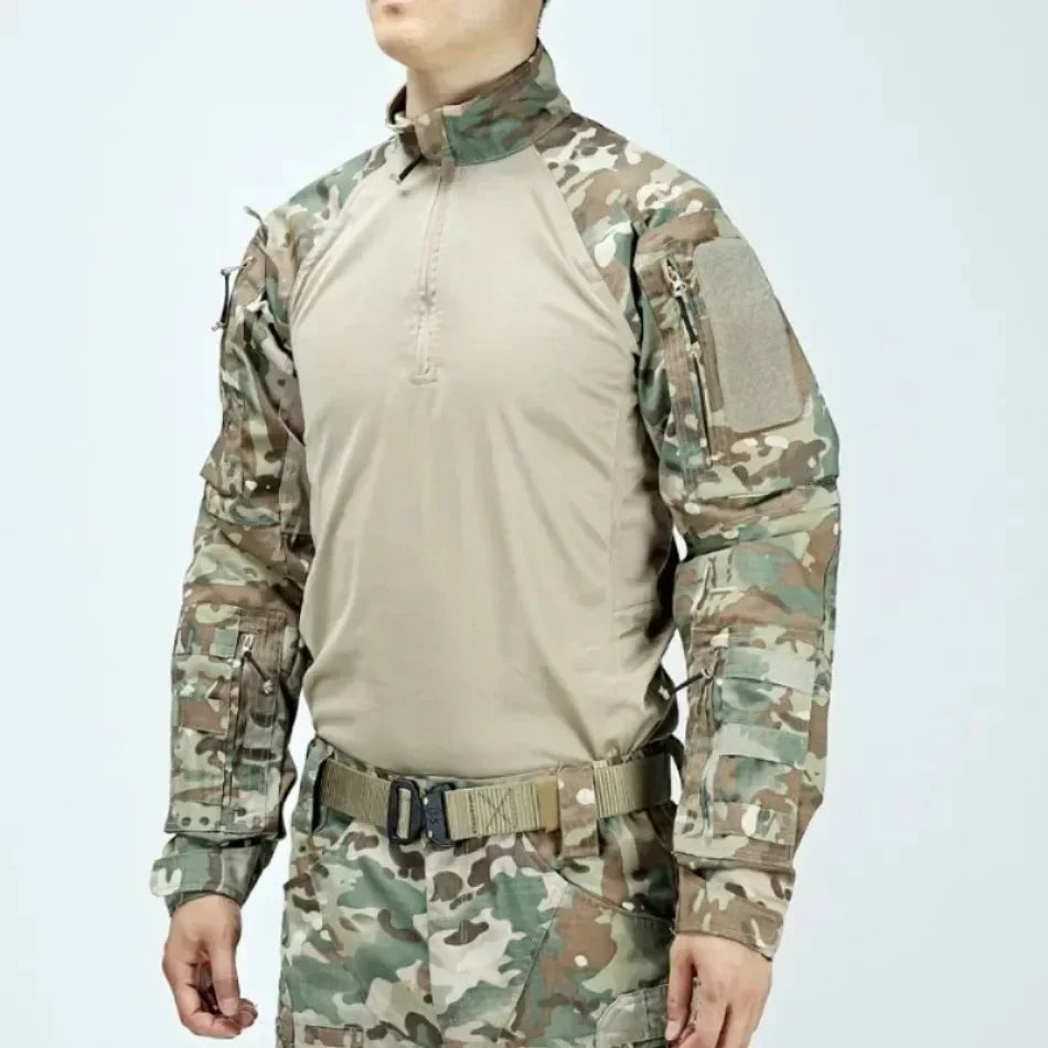 Tactical Uniform Milit Camo Suit Hunting Clothes Combat Shirts Camping Pants Men Workwear Suits Airsoft Paintball Sets