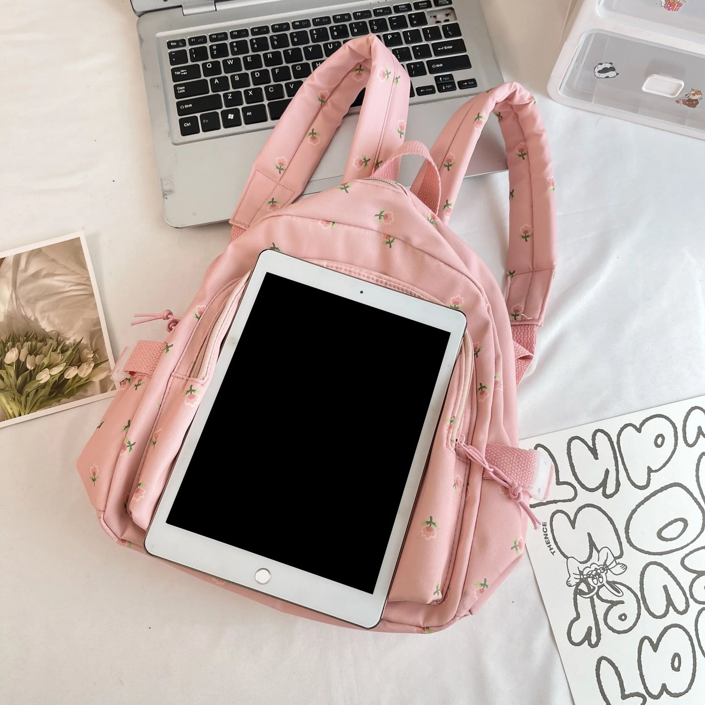 Mini Backpack Ins Niche Japanese and Korean Style Elementary School Student Bag Printed Small Backpack New Casual Backpack
