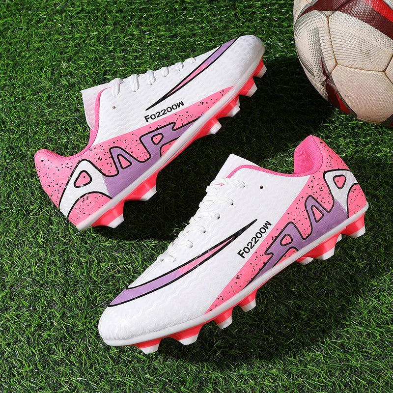 2026 New Men Soccer Shoes Breathable Football Boots FG/TF Turf Boots Non-Slip Wear Resistant Adult Outdoor Training Match Sports
