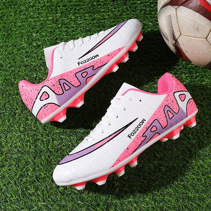 2026 New Men Soccer Shoes Breathable Football Boots FG/TF Turf Boots Non-Slip Wear Resistant Adult Outdoor Training Match Sports