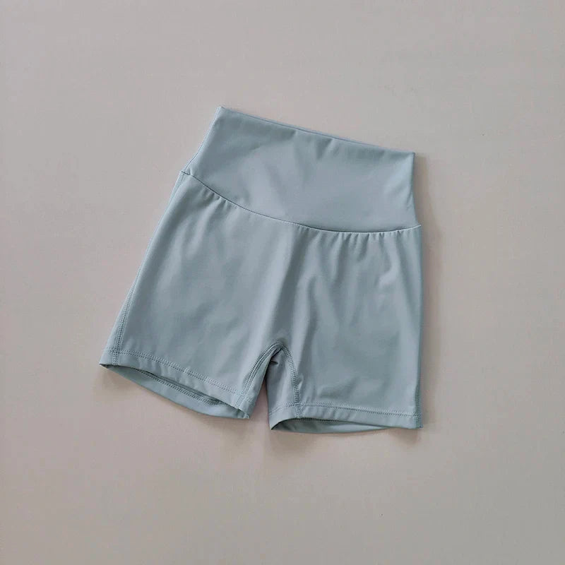 High Waist Peach Hip Seamless Fitness Shorts with Pockets Women's Tight Sports