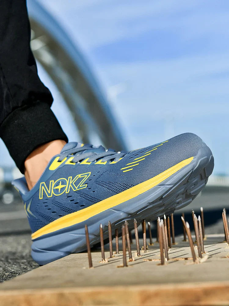 New Men Safety Shoes Work Shoes Anti-impact Steel Toe Sneakers Steel Wear-resistant Protective Breathable Sneakers Construction