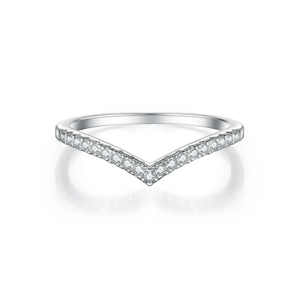 D VVS1 Moissanite Ring 925 Sterling Sliver With GRA Certificate Eternity Band Wedding Engagement Rings For Women And Men