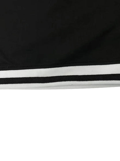 EUROPEAN AND AMERICAN MEN'S SUMMER MEN'S LOOSE SET SHORT SLEEVED SHORTS SPORTS CASUAL ROUND NECK TWO-PIECE SET MEN'S S-3XL