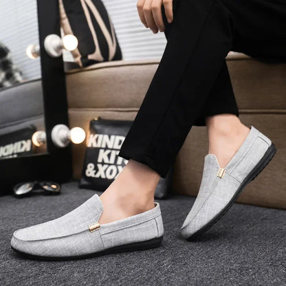 Fashion Men Casual Shoes Luxury Brand Men Loafers Breathable Comfort Slip-on Mens Driving Shoes lightweight Lazy Shoes Moccasins