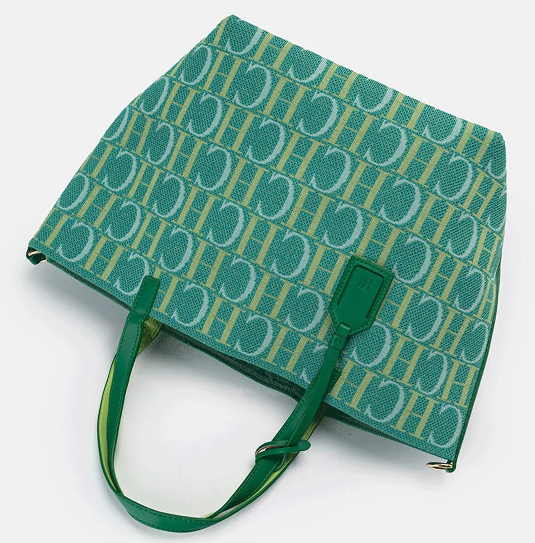 Ladies Brand Fashion Alphabet Print Large Capacity Handbag 2025 New Style Elegant Casual Travel High Quality Hand