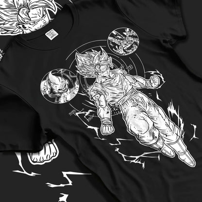 2026 Summer Dragon Ball  Oversized T-shirt 100% Cotton Vintage Y2K Graphic Print High Quality Unisex Casual Streetwear Tshirt