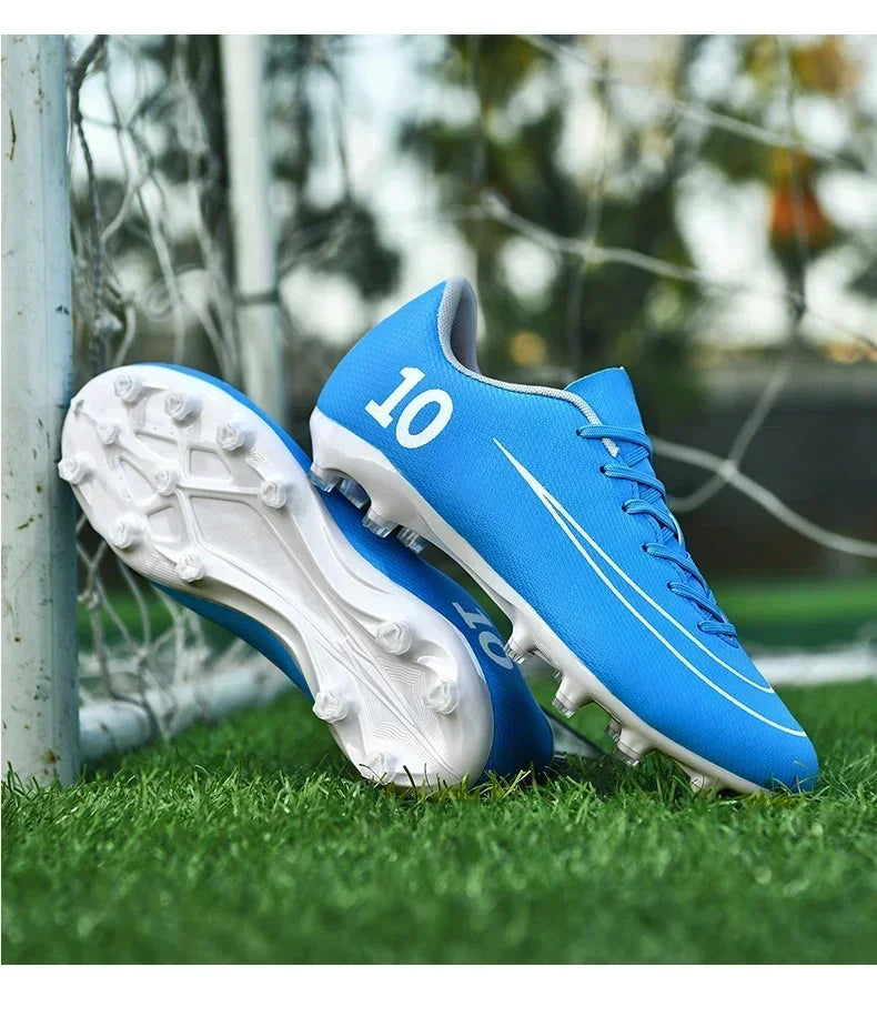 New Men Football Boots Professional Soccer Shoes Training Outdoor Adult Kids Ultralight TF/FG Sports Shoes Futsal High-quality