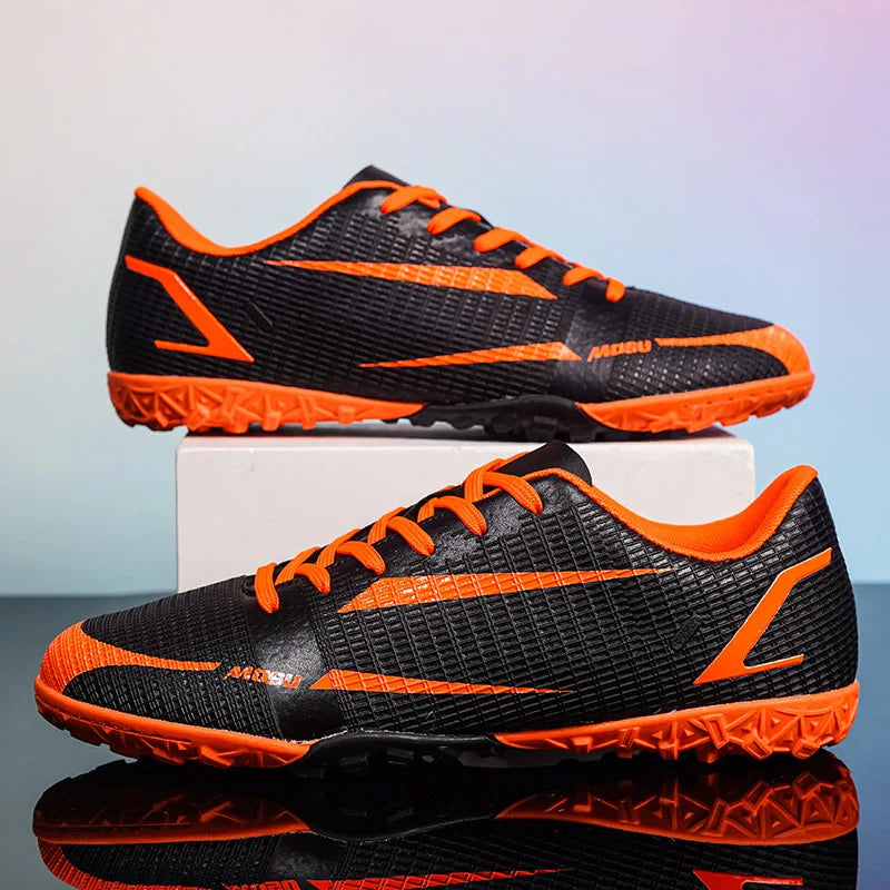 New Outdoor Men Soccer Shoes Adult Cleats Long Spikes Football Boots Training Sport Footwear Sneakers Non Slip Training Unisex