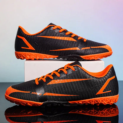 New Outdoor Men Soccer Shoes Adult Cleats Long Spikes Football Boots Training Sport Footwear Sneakers Non Slip Training Unisex