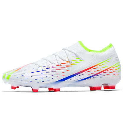 Soccer Shoes Men's Women TF/FG Football Boots Non-Slip Cleats Traning Grass Sneakers Teenagers Outdoor Breathable Sport Footwear