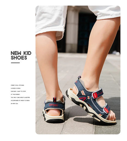 Children Sandals 2026 Summer Children's Sandals Boys Primary School Students Comfortable Soft Bottom Kids Sandals Comfortable