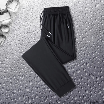 Outdoor Hiking Windproof Breathable Ice Silk Pants for Men Fashionable Trendy Soft Breathable Comfortable Versatile Casual Pants