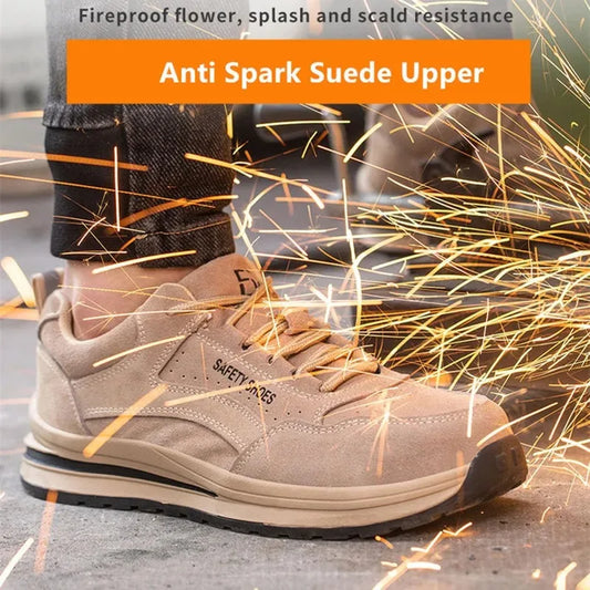safety autumn shoes breathable work shoes anti stab work sneakers with steel toe indestructible shoes anti smashing safety shoes