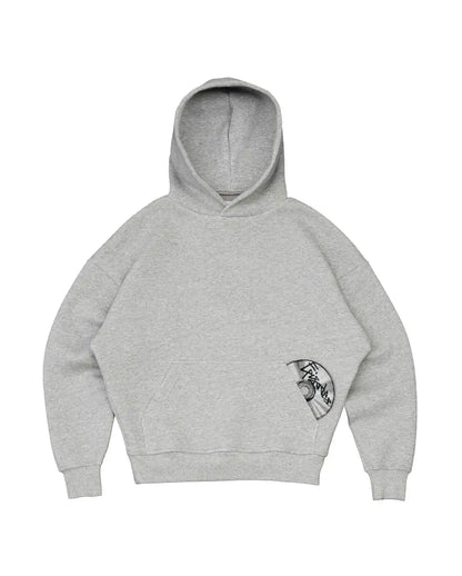 European and American personalized embroidered sweatshirt and trousers suit long sleeve pullover hooded retro street jacket