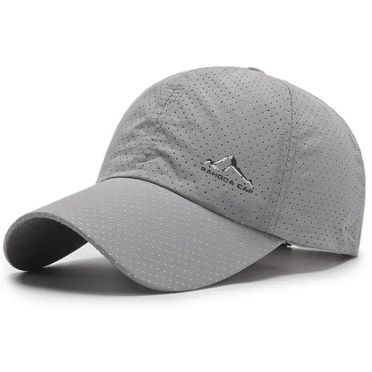Lightweight and breathable men's outdoor sun shading baseball cap, women's solid color sun protection duckbill cap, sun hat