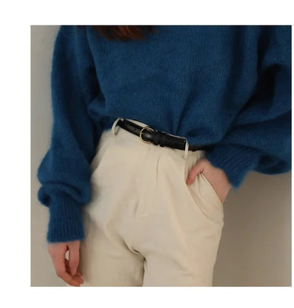 Small Leather Belt Ladies Jeans Belt Ladies 2024 New Belt Thin Retro Decorative Brown