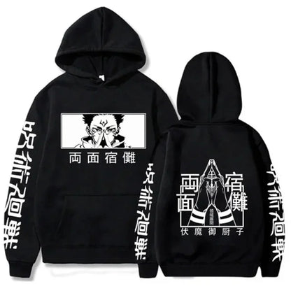 hoodies for man 3D Anime Satoru Gojo Printing Hooded Men Women Hoodies Prevalent Harajuku Manga Unisex Sweatshirt Men's clothing