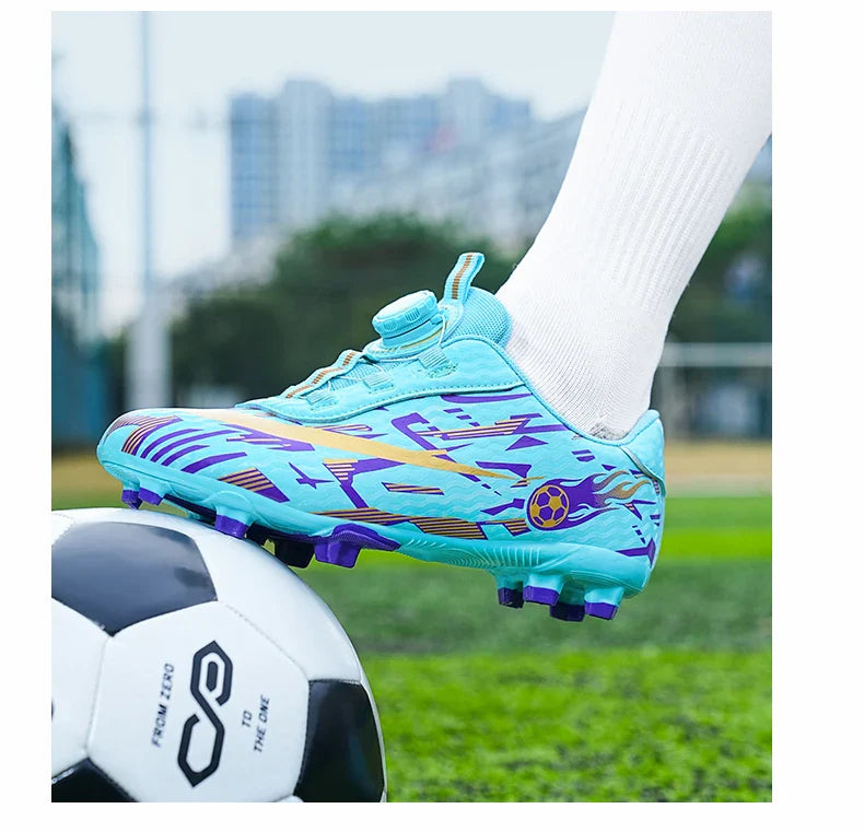 New Men Kids Soccer Shoes Football Boots Ultralight Match Grass Boys Professional Cleats Non-Slip Training Shoes Drop Shipping