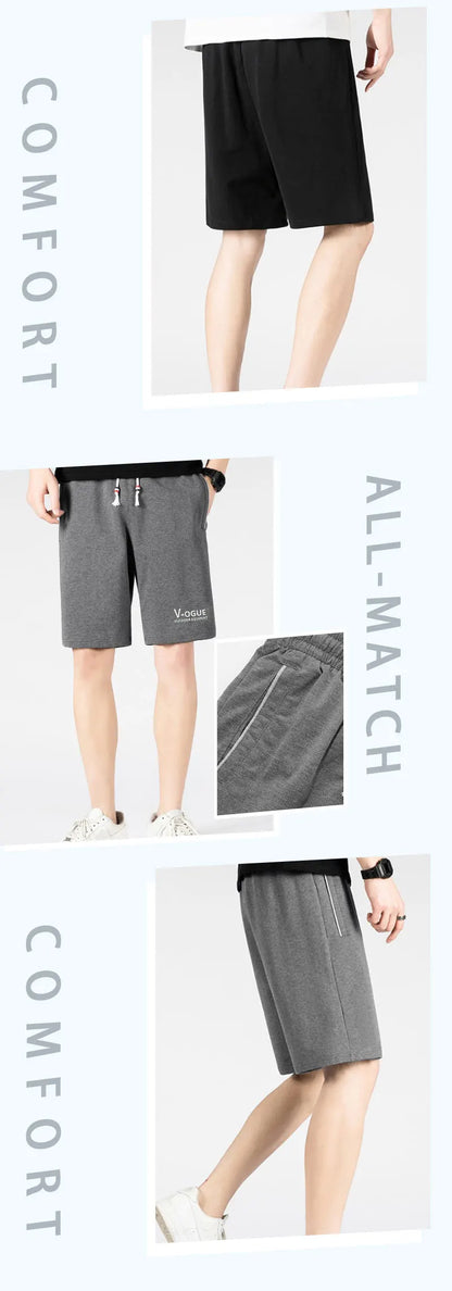 Back to School Summer Men's New Fashion Thin Loose Breathable Shorts Casual Outdoor Sports Beach Pants Comfortable Five Pants