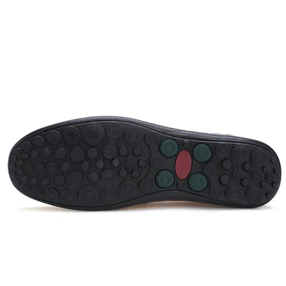 Fashion Leather Men Casual Shoes Luxury Brand Formal Men Loafers Moccasins Italian Breathable Slip on Male Boat Shoes Size 37-47