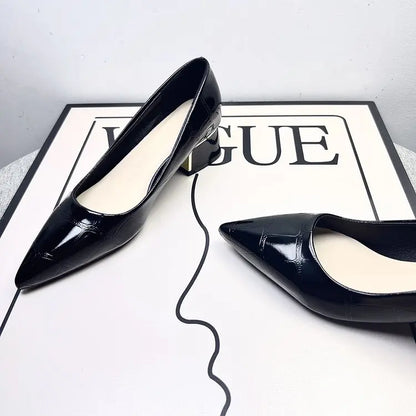 comfortable and versatile design, luxurious and light, high-end fashion, matching with small skirt, ladies' single shoes
