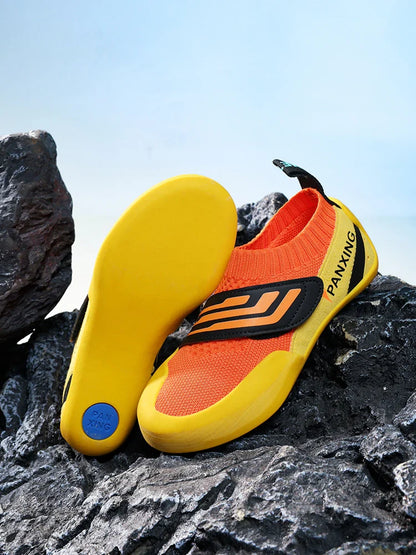 Rock Climbing Shoes Boys Girls Indoor Outdoor Breathable Mesh Beginner Children Rock Climbing Bouldering Training Sports Shoes