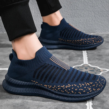 Men Running Walking sock Shoes Fashion Casual Sneakers Breathable Sport shoes Lightweight Men Sneakers Casual Shoes
