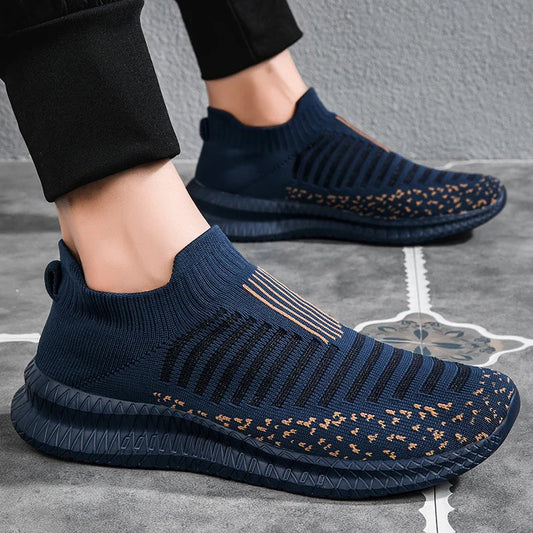 Tênis Masculino para Corrida e Caminhada Meia Calçado Esportivo Casual Respirável Leve Tênis Casual Masculino
