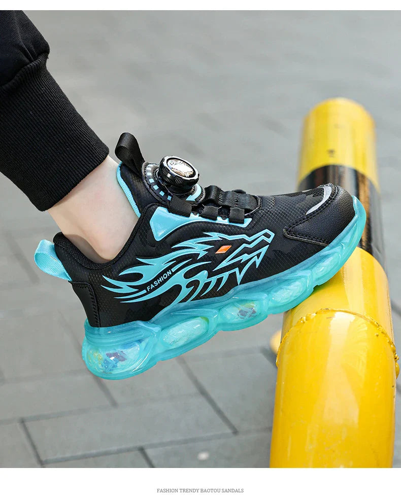 Kids Shoes Boy Casual Sneakers Platform Comfortable Children School Sports Tenis Boy Shoes Children's Basketball Shoes
