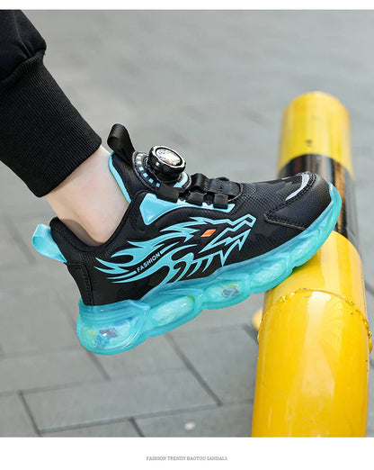 Kids Shoes Boy Casual Sneakers Platform Comfortable Children School Sports Tenis Boy Shoes Children's Basketball Shoes