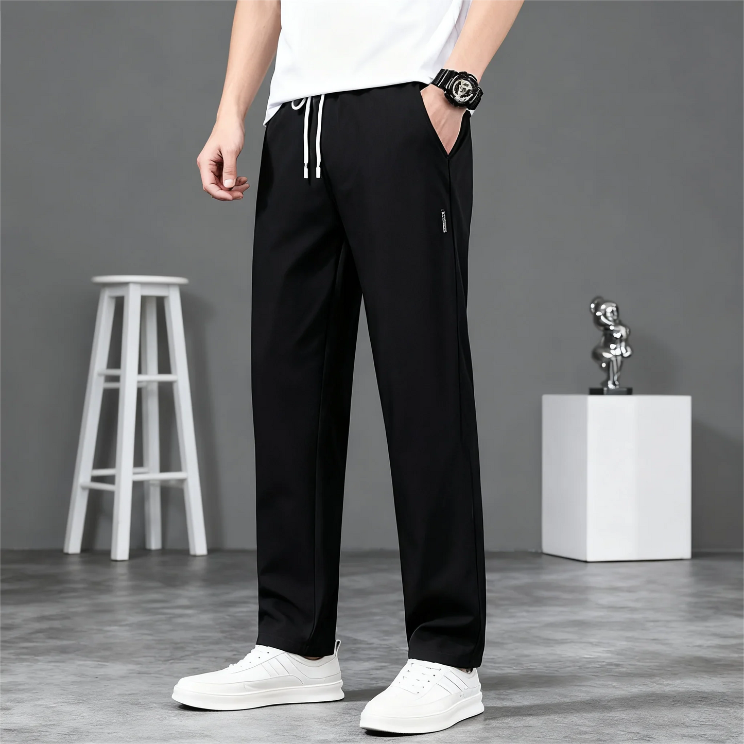 Men's jogging pants baggy pants neutral breathable baggy outdoor pants fashion design jogging pants 2026 new sweatpants
