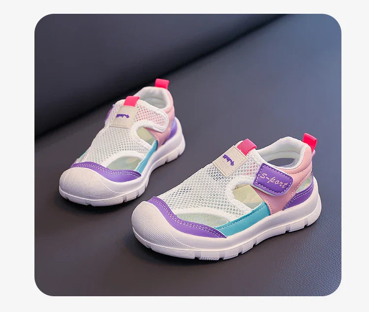 Unisex Children’s Sports Sandals 2026 New Summer Kids Barefoot Beach Shoes Non-slip Comfort Versatile Chic Outdoor Hiking Shoes