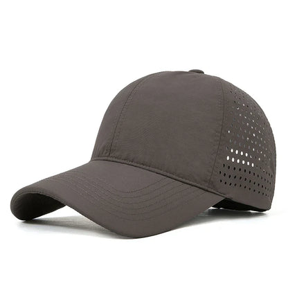 56-62cm Large Size Summer Baseball Cap Men Women Breathable Mesh Trucker Hat Snapback Cap Quick Dry Visor Outdoor Sports Sun Hat