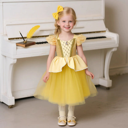 Cinderella Anna Elsa Costume Children Princess Dress for Girls Kids Cosplay Snow White Christmas Carnival Party Disguise Outfit