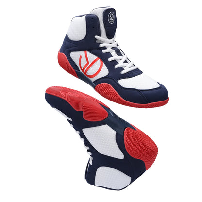 Professional Wrestling Boots Men's Lightweight Fighting Boxing Shoes High Quality Mesh Breathable Boxing Sneakers Big Size 40-50