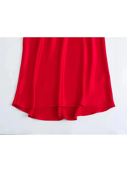 Long Dresses for Women Backless Satin Dress Woman Off Shoulder Sexy Midi Dresses Elegant Evening Party Dress