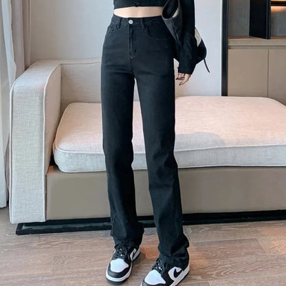 Women Classic Fashion Narrow Straight Leg Jeans