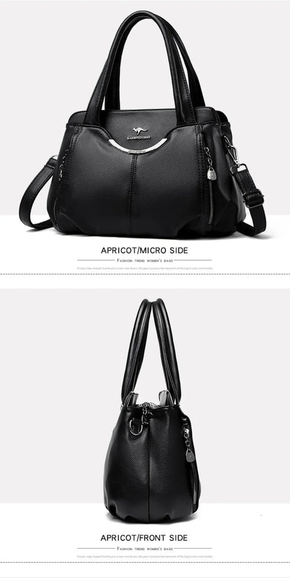 Luxury Purses and Handbags High Quality Soft Leather Shoulder Crossbody Bags for Women 2024 Elegant Tote Messenger Sac A Main