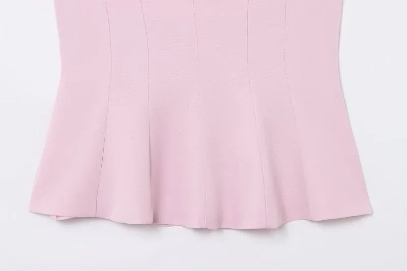Off Shoulder Crop Top Woman Sexy Backless Corset Top Female White Pink Bustier Tops Woman 2025 Camisole Tube Tops Women