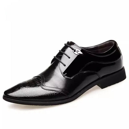 Brown Business Social Shoe Male Black Men's Formal Shoes Party Leather Casual Suit 2025 Trend Elegant and Classic Official New