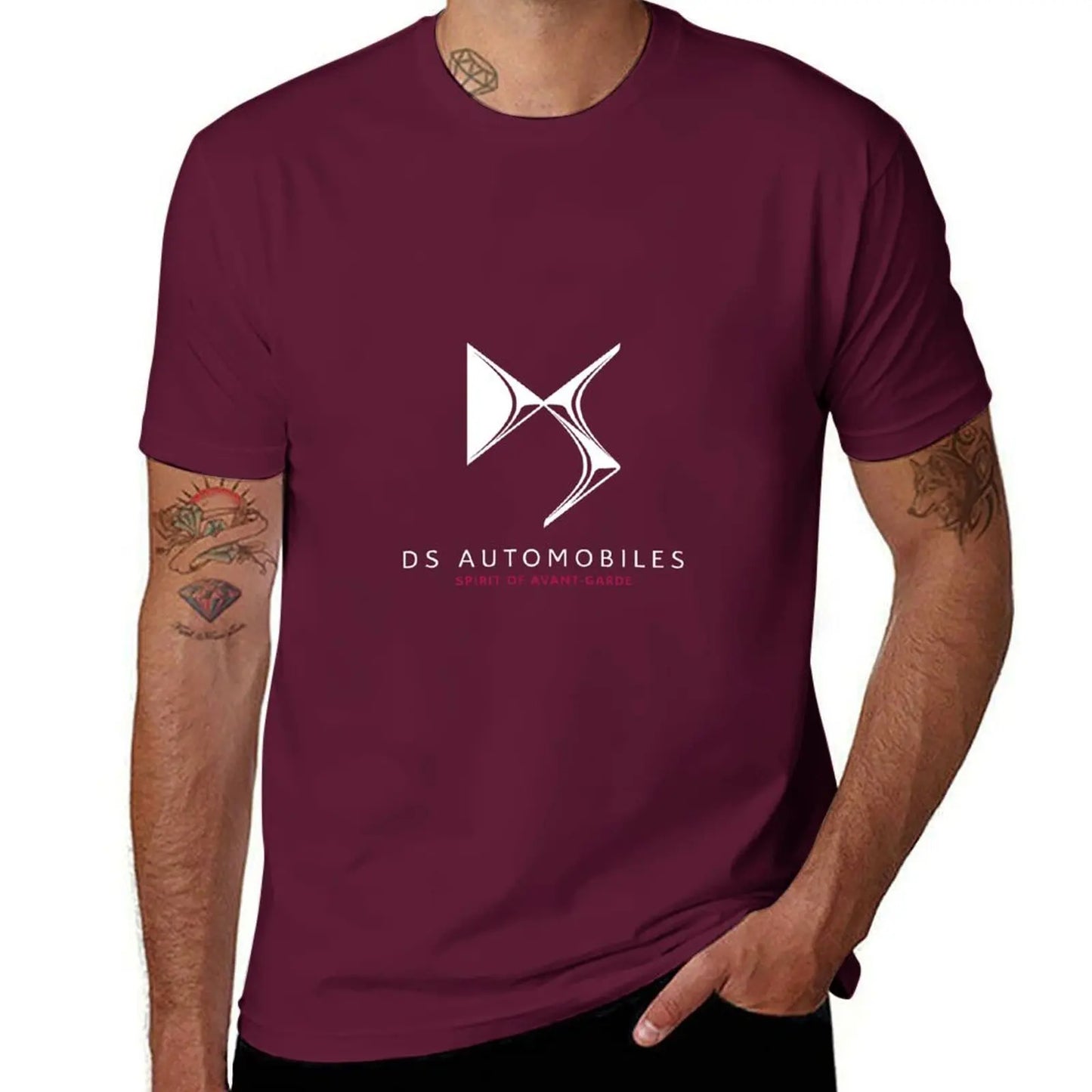 White DS Automobiles - Spirit of Avant-Garde T-Shirt Blouse cute tops sports fans heavyweight t shirts for men
