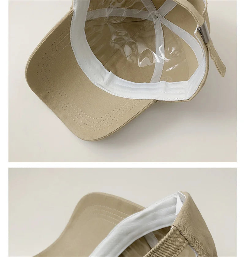 Retro Letter Embroidery Baseball Cap for Men and Women Curved Brim Hat Summer Outdoor Soft Top Caps Casual Snapback Sun Hats
