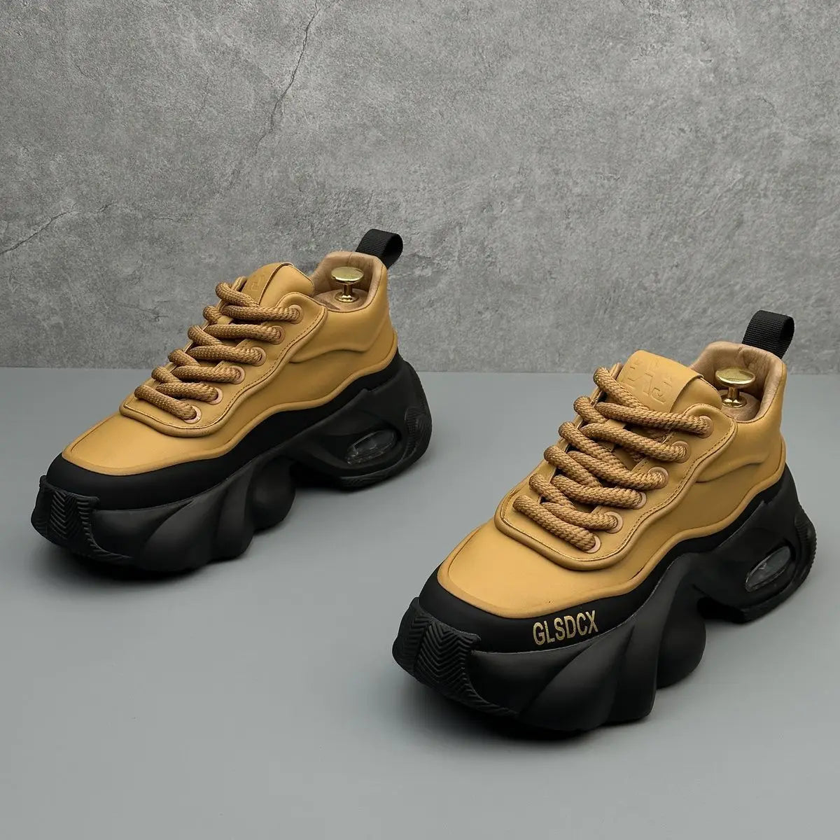 Designer Style Men Shoes 2025 Autumn Fashion Comfortable Men's Thick Platform Sneakers Casual Shoes Sports Trainers Tenis